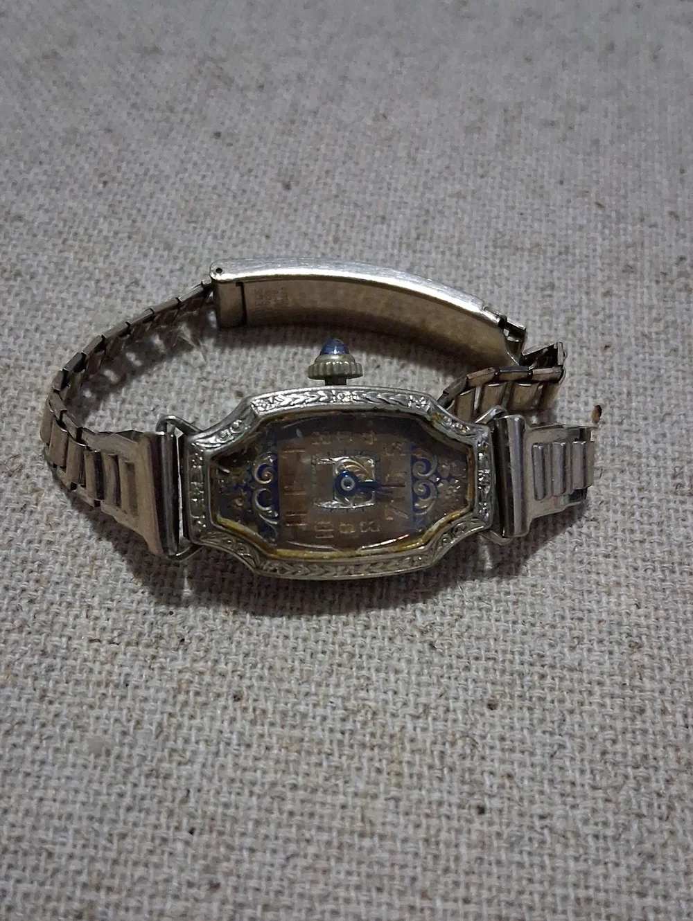 Vintage Art Deco 14k Gold Rolled Watch